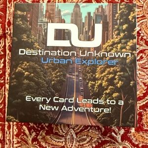Urban Explorer Card Game - Black and Blue